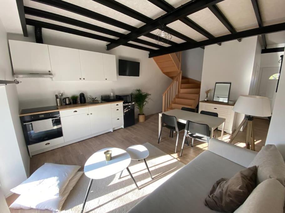 Appart Renove En Duplex Avec Terrasse Et Garage Bouleurs エクステリア 写真
